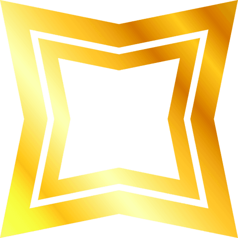 transparent golden square frame vector design - Download Free Stock Videos Pikwizard.com