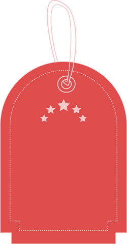 Red Label with Stars on Transparent Background - Download Free Stock Videos Pikwizard.com