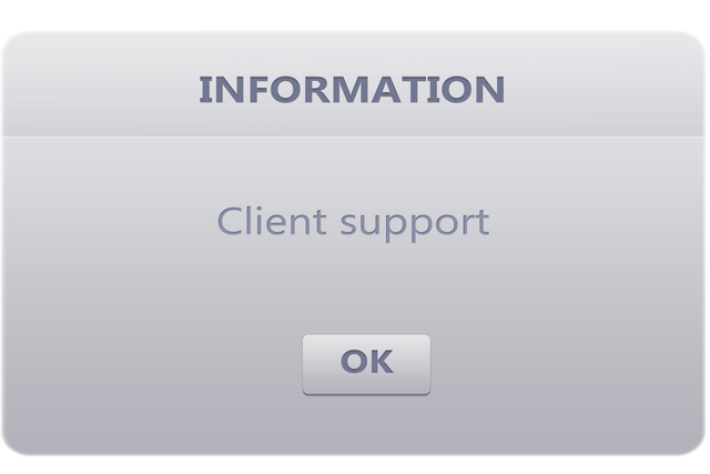 Transparent Client Support Information Dialog Box - Download Free Stock Videos Pikwizard.com