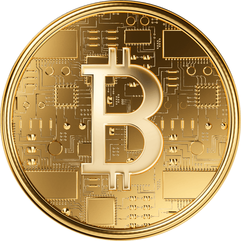 golden bitcoin concept art on transparent background - Download Free Stock Videos Pikwizard.com