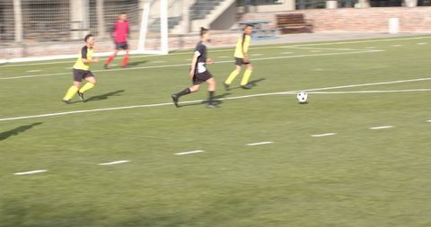Teen Soccer Players Practicing on Field for Upcoming Match - Download Free Stock Images Pikwizard.com