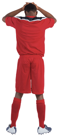 Transparent Background Football Player Expressing Disappointment - Download Free Stock Videos Pikwizard.com