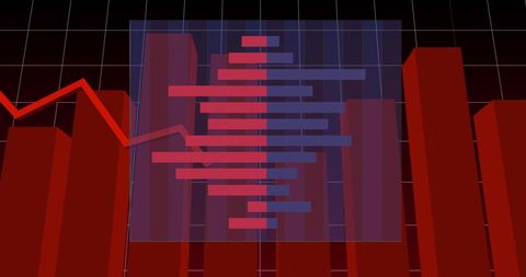 dynamic bar and line graph for data analytics visualization - Download Free Stock Images Pikwizard.com