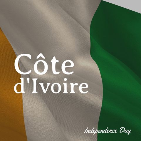 Côte d'Ivoire National Independence Day Celebration Banner - Download Free Stock Templates Pikwizard.com
