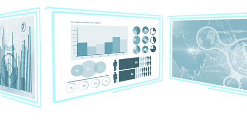 Transparent Digital Screens Displaying Data and Charts - Download Free Stock Videos Pikwizard.com