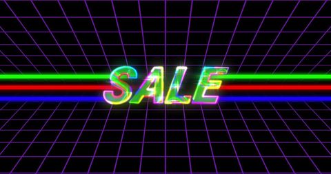 retro 80s sale vibrant neon grid background - Download Free Stock Images Pikwizard.com