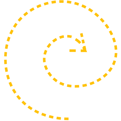 yellow spiral direction arrow on transparent background - Download Free Stock Videos Pikwizard.com