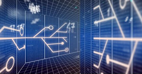 Futuristic Data Processing and Digital Interface - Download Free Stock Images Pikwizard.com