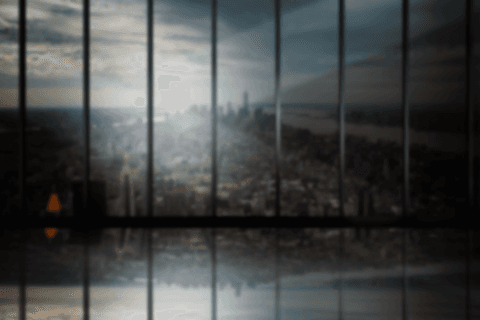 transparent grid framing cityscape at dusk - Download Free Stock Videos Pikwizard.com