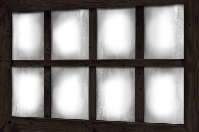 8-Pane Wooden Window with Transparent Background - Download Free Stock Videos Pikwizard.com