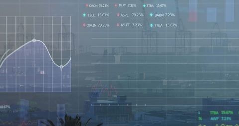 Data Analytics Visualization Over Cityscape - Download Free Stock Images Pikwizard.com