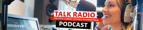 Radio Host Engaging in Talk Show Discussion, Broadcasting Live - Download Free Stock Templates Pikwizard.com