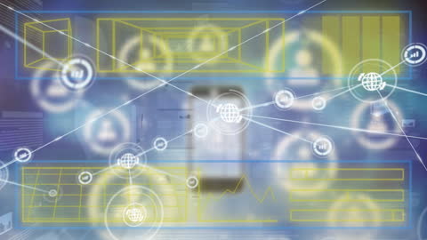 Digital Network Connectivity with Geometric Technology Patterns
