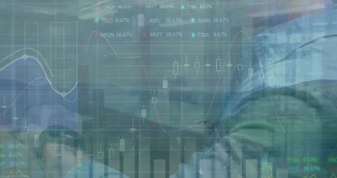 Surgeons Analyzing Healthcare Data and Market Trends