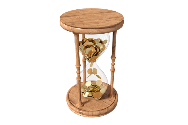 Transparent Hourglass with Gold Coins Flowing - Download Free Stock Videos Pikwizard.com