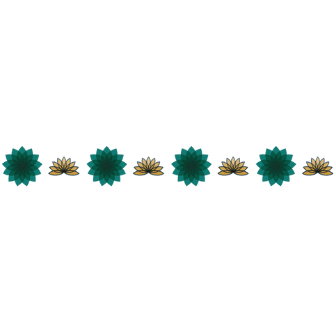 Seamless Floral Pattern with Blue and Yellow Accents on Transparent Background - Download Free Stock Videos Pikwizard.com