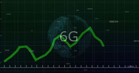 6G Network Forecast Visualizing Global Telemetry on Neon Green Holographic Analytics Grid
