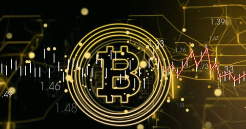 bitcoin and financial data in digital interface art - Download Free Stock Images Pikwizard.com