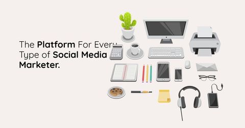 organized digital workspace for efficient social media marketing - Download Free Stock Templates Pikwizard.com