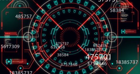 Futuristic Financial Data with Dynamic HUD Interface - Download Free Stock Images Pikwizard.com