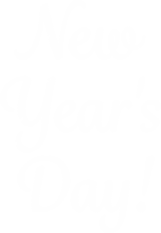 New Year's Day Text with Transparent Background Vector - Download Free Stock Videos Pikwizard.com