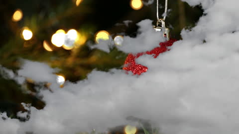 Holiday Christmas Tree with Cloud Animation Overlay