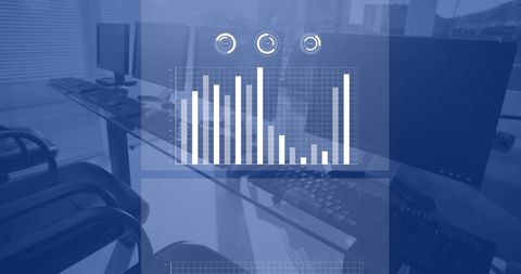 Digital Financial Analysis in Modern Office Environment - Download Free Stock Images Pikwizard.com