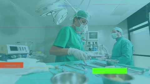 Surgical Team Performing Operation in Hospital Room