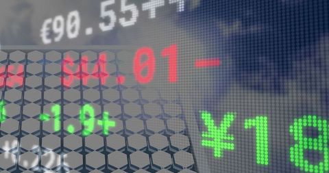 Financial Data and Stock Exchange on Solar Power Background - Download Free Stock Images Pikwizard.com