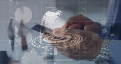 Innovative Technology with DNA and Data Concept