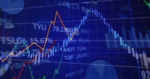 Dynamic Stock Market Analysis with Graphs and Charts Overlay