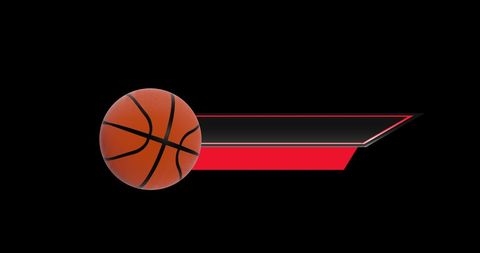 Basketball and Red Ribbon on Black Background - Download Free Stock Images Pikwizard.com