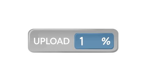 Minimal Upload Progress Bar on White Background - Download Free Stock Images Pikwizard.com