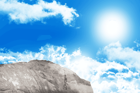 Realistic Mountain with Cloudy Sky on Transparent Background - Download Free Stock Videos Pikwizard.com
