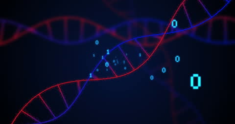 Digital DNA and Data Integration Concept