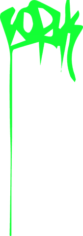 neon green graffiti tag on transparent background for urban design - Download Free Stock Videos Pikwizard.com