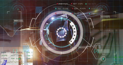 Mechanic Enhancing Vehicle with Futuristic Data Overlay