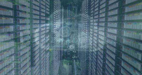 digital security in modern data center - Download Free Stock Images Pikwizard.com