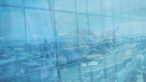 Cityscape Fuses with Smartphone Use Banner