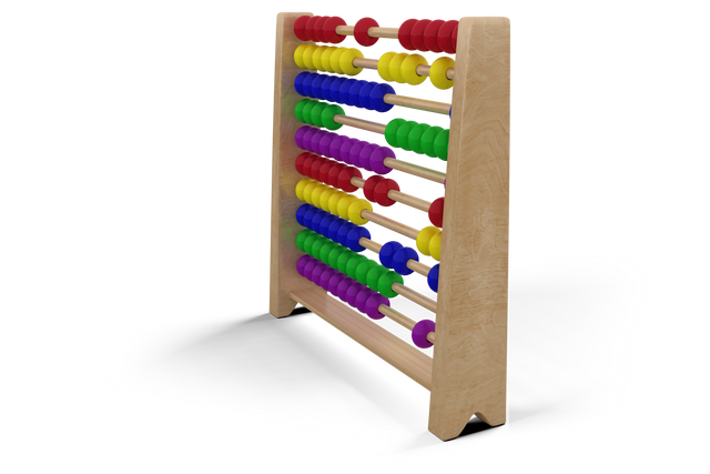 Transparent Background 3D Abacus with Colored Beads - Download Free Stock Videos Pikwizard.com