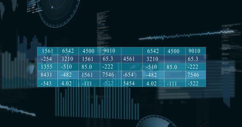 Business Financial Data Analytics with Futuristic Elements - Download Free Stock Images Pikwizard.com