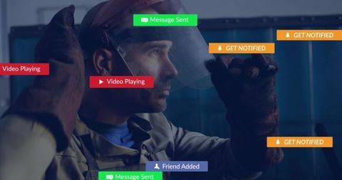 Industrial Worker Using Augmented Reality for Enhanced Safety
