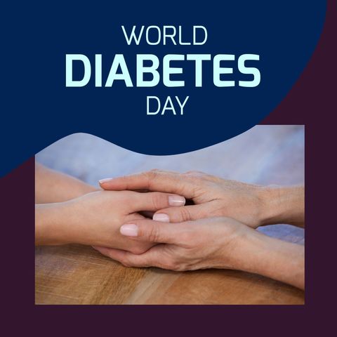 world diabetes day hands of support and awareness - Download Free Stock Templates Pikwizard.com