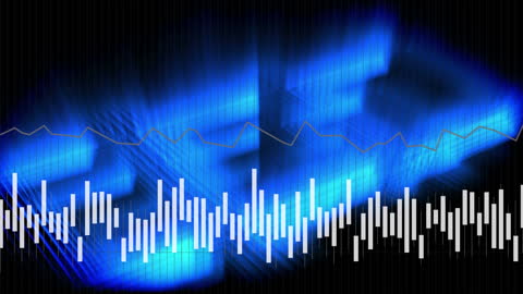 Digital Data Processing with Blue Light Trails