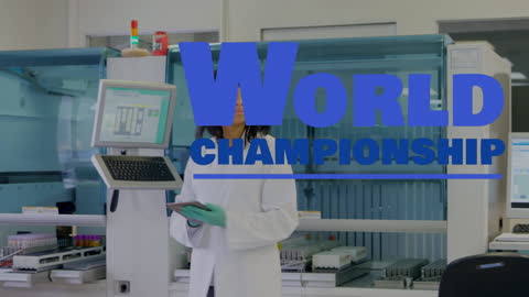 Scientist in Laboratory Setting with Computer Technology