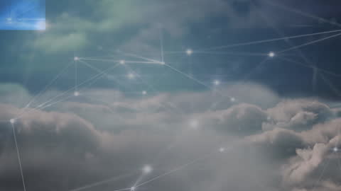 Digital Network Over Layers of Atmospheric Clouds