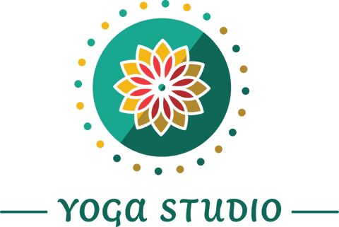 Colorful Flower in Circle Emblem for Yoga Studio as Transparent Vector Design - Download Free Stock Videos Pikwizard.com