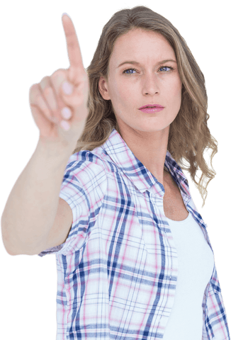 transparent angry businesswoman pointing upward gesture - Download Free Stock Videos Pikwizard.com