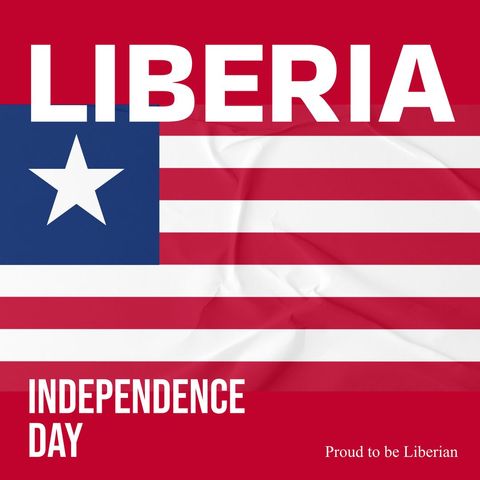 Liberian Independence Day Celebration with National Flag - Download Free Stock Templates Pikwizard.com