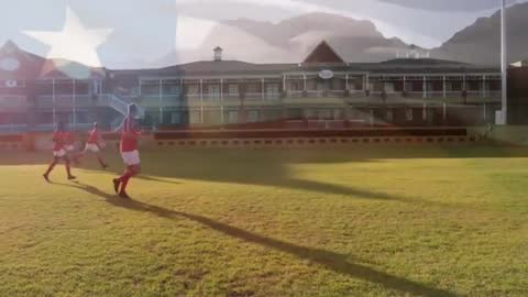 Youth Soccer Players Practicing with Animated Overlay